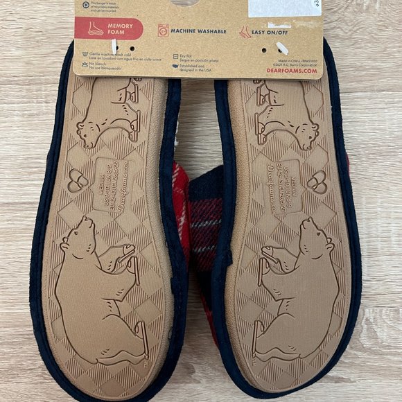 Dearfoams Men's Papa Bear Slipper Size Medium US 9-10 New - Picture 8 of 9